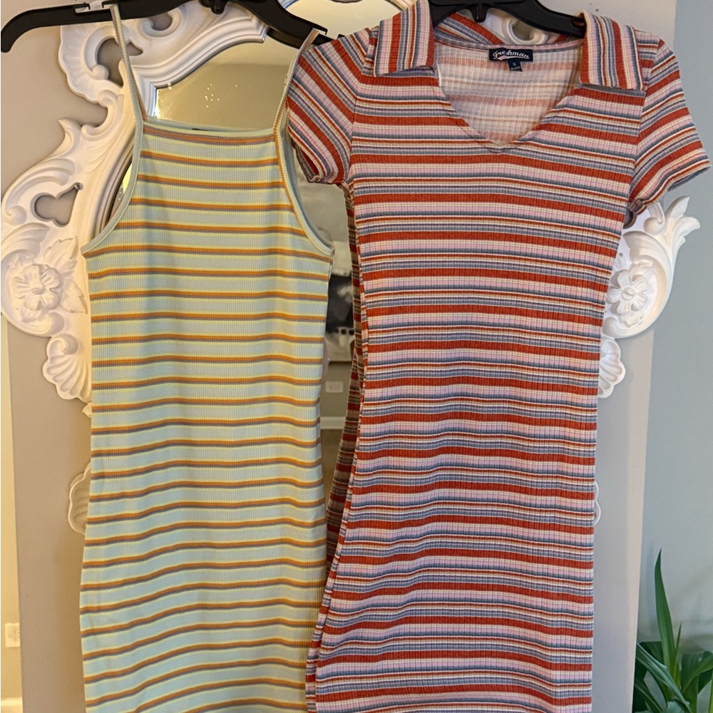 Bundle Freshman Sunny Striped Sleeveless dresses 2x $13